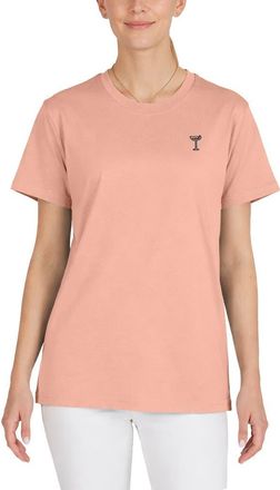 Dalix Womens Coffee Martini Jersey Relaxed Tee in Terracotta at Nordstrom, Size Xx-Large