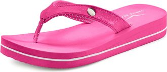 Venice Beach Badezehentrenner »Sandale, Pantolette« Zehentrenner, Badeschuh ultraleicht mit Glitzerband VEGAN