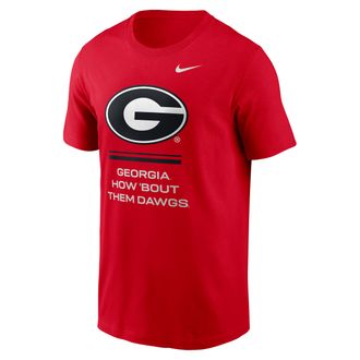 Nike Georgia Sideline Nike Mens Dri-FIT College T-Shirt in Red | 02ET65NGBN-ZK0