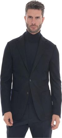 Canali Hombre, Chaquetas, Azul, Talla: 2XL