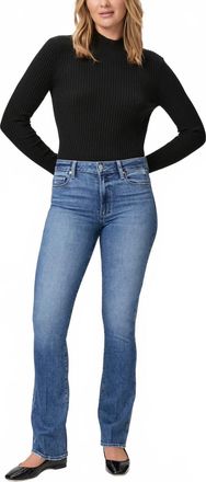 Paige High Rise Manhattan Boot 32 Jeans In Beloved