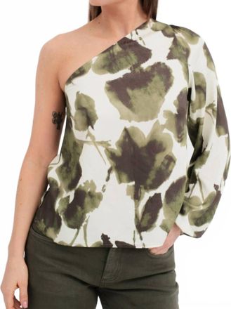 Mus & Bombon Panier Blouse In Dark Green