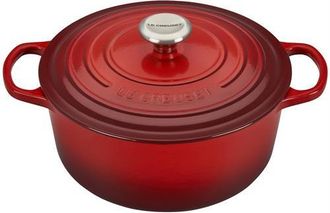 LE CREUSET Cocotte Redonda Le Creuset Signature 26cm Hierro Fundido Cereza