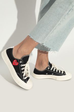 Comme Des Gar&ccedil;ons Comme Des Gar&ccedil;ons Play Comme Des Gar&ccedil;ons Play X Converse, Womens, Black