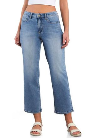 HINT OF BLU Ankle Straight Leg Jeans in Ace Blue at Nordstrom, Size 28