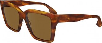 Victoria Beckham Womens VB672S 57 15223 Sunglasses - Brown - One Size