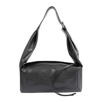 Maison Margiela Tassen, Dames, Zwart, ONE Size, Leer, Box Bag East West Medium