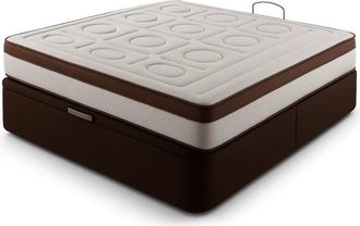 BeZen Pack canap&eacute; madera y colch&oacute;n toscana 90x190