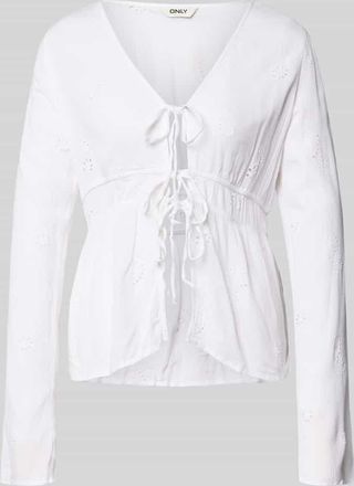 Only Regular Fit Langarmbluse aus reiner Viskose Modell SAFI CHIARA in Offwhite, Gr&ouml;&szlig;e XL