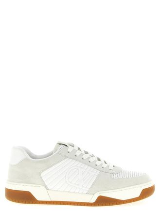 Valentino Garavani White Lace Up Sneakers