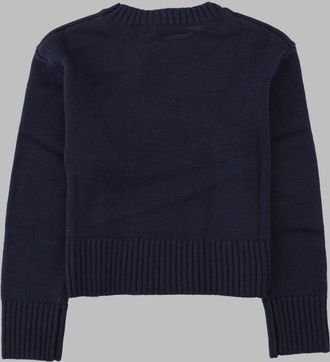Max & Co. Wool-Blend Crew Neck Sweater - Navy