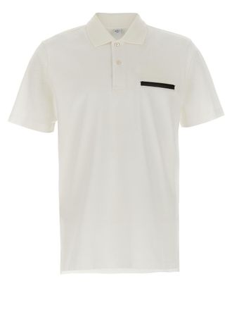 Berluti Leather Tab Polo Shirt