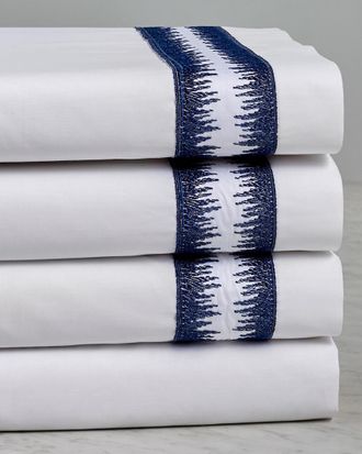 Maurizio Italy Jaws Embroidered Sheet Set