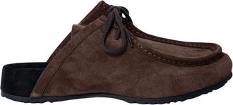 Dries Van Noten Leren instappers - Heren - Slip ons - Bruin - 41 EU - Leer - Schoenen