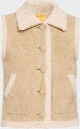 Guest In Residence Grizzly Wrangler Cashmere Vest