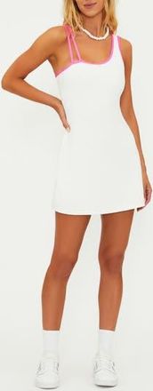 Beach Riot Quincy Active Dress in Strawberry White/pink at Nordstrom Rack, Size X-Small