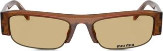 Miu Miu Sunglasses, female, Brown, Size: 51 MM Sunglasses