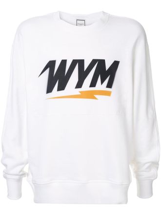 Wooyoungmi printed logo sweatshirt - men - Cotton - 48 - White