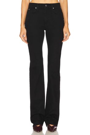 GRLFRND Womens Remy Slim Boot Cut Jean In Black