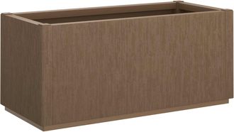 vidaXL Caja De Flores De Jard&iacute;n Marr&oacute;n 80 X 36 X 35 Cm Polipropileno Vidaxl