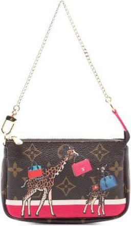 Louis Vuitton Pre-owned Clutches, female, Brown, Size: ONE SIZE Pre-owned Vintage Canvas Clutch