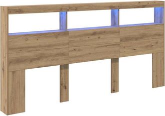 vidaXL Cabecero Roble Artesanal 200 X 17 X 102 Cm Madera Contrachapada Vidaxl