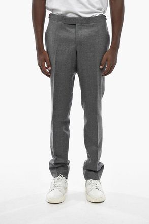 Thom Browne Pantaloni in Lana con Dettaglio Iconico Thom Browne