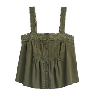 Levi's Camisole met vierkante halslijn voor dames (Diepe Diepten)