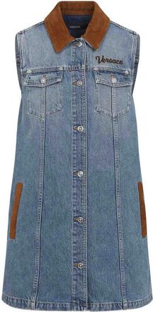 Versace Denim Stone Wash Dress