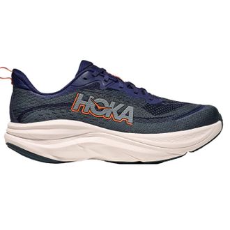 Hoka One One Mens Skyflow Running Shoes In Midnight Blue/varsity Navy