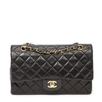 Chanel Pre-owned Womens Classic Double Flap 26 Shoulder Bag - Black - One Size