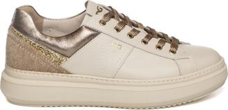 Nero Giardini Velvet Sneaker - Dames - Sneakers - Beige - 40 EU - Leer - Schoenen