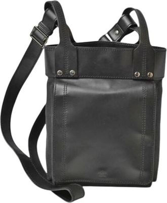 Gucci Pre-owned Vintage Schoudertas - unisex - Vintage Schoudertas - Zwart - ONE Size - Leer - Vintage