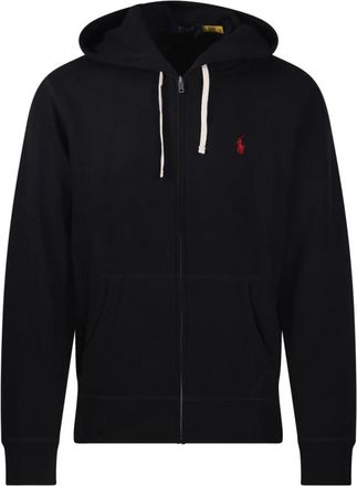 Ralph Lauren Hoody Sweatshirt - Heren - Vesten met rits - Zwart - S - Hoodies & sweatvesten