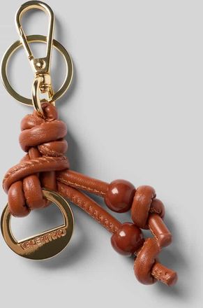 Valentino Handbags Schl&uuml;sselanh&auml;nger mit Ziersteinbesatz Modell Eloura in Cognac, Gr&ouml;&szlig;e 1