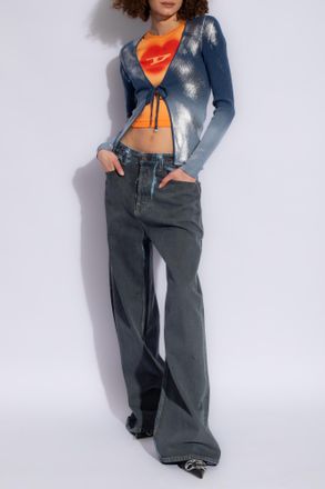 Diesel M-ISOLDE Cardigan, Womens, Navy Blue
