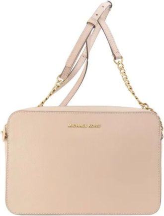 Michael Kors Pre-owned Cross Body Bags, female, Pink, Size: ONE SIZE Pre-owned Leather shoulder-bags