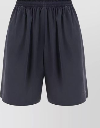 Balenciaga knee length elasticated waistband shorts