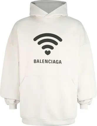 Balenciaga Love Graphic Print Hoodie