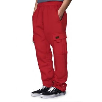 Generic Cargo Sweatpants for Men UK Casual Loose Fit Athletic Jogging Bottoms Drawstring Elasticated Waist Cargo Work Trousers Stretch Tracksuit Bottoms with 