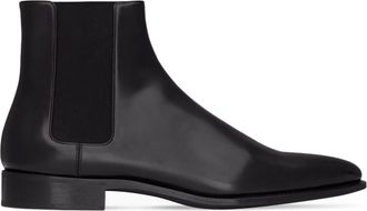 Saint Laurent ADRIEN BOX LEATHER CHELSEA BOOTS - Saint Laurent - Man
