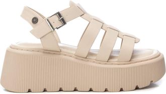 Refresh Womens Cangrejeras Sandals - Comfortable and Versatile Footwear - Casual Fashion, Beige 30, 8 UK