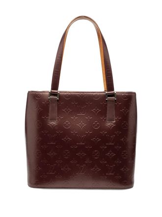 Louis Vuitton 2002 Monogram Mat Stockton tote bag - women - Calf Leather - One Size - Red
