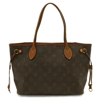 Louis Vuitton Brown Monogram White Monogram Shoulder Bag Tote Bag (Pre-Owned)