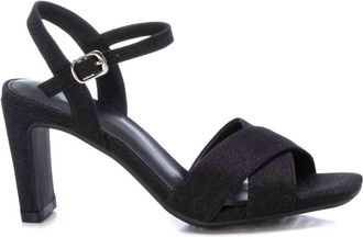 Xti Womens Heeled Sandals In Black