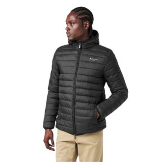 Aquascutum Mens Logo Puffer Jacket (Black) - Size X-Large