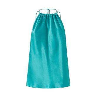 Pinko Pinko, Tops, Dames, Groen, L, Polyester, Sleeveless Top