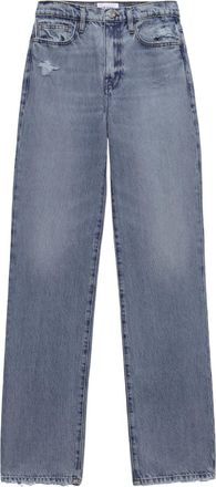 Frame Denim Le Jane Straight Leg Jeans In Weston Rips