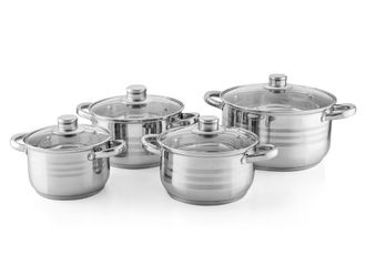 OEM Juego De 3 Tiras De Ollas De Acero Inoxidable