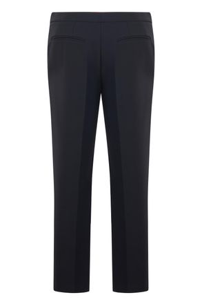 Elisabetta Franchi Womens Trousers Crepe Black Polyester Cropped